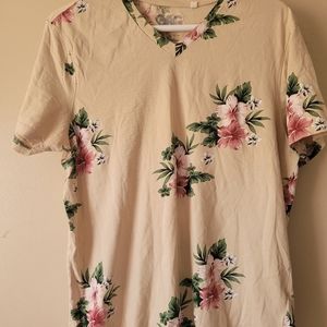 G by Guess Mens Floral T Shirt